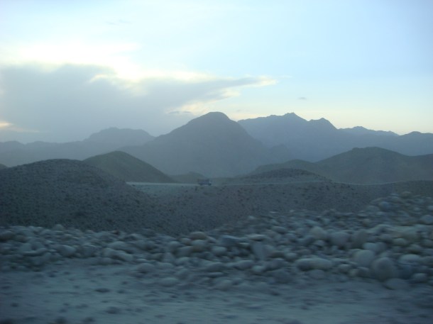 afghanistan mountain road