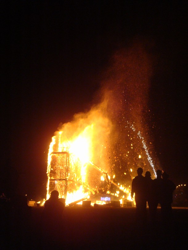 burning man finale