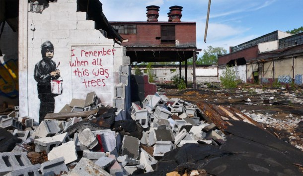 trees banksy trees banksy