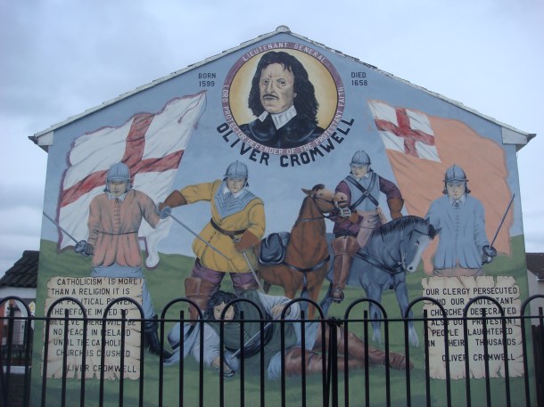 oliver cromwell mural belfast