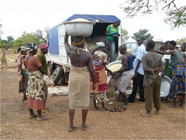 Ghana emergency food relief