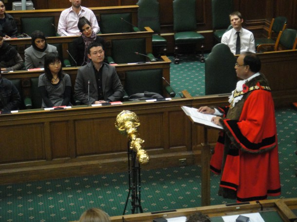 The mayor of Camden in London