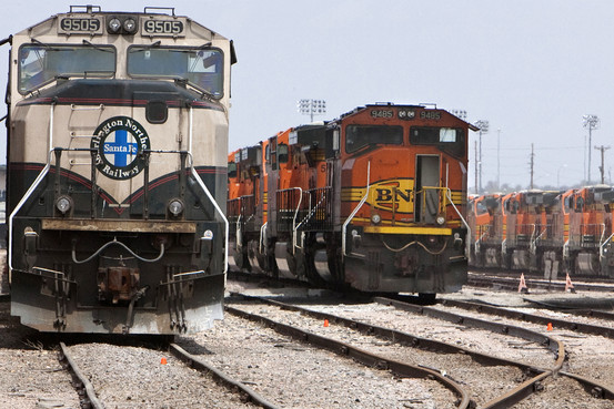 BNSF trains