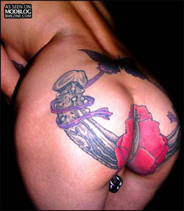 butt tattoo