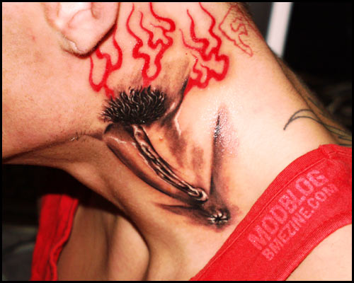 crazy neck tattoo