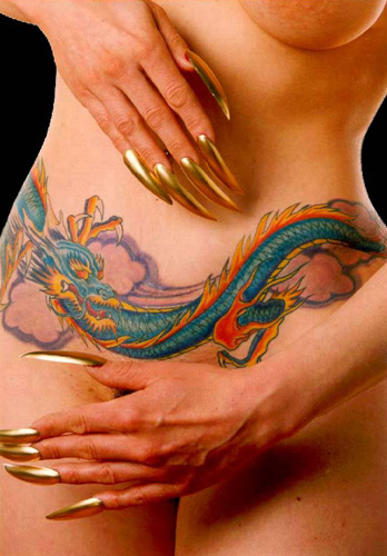 cool dragon tattoo