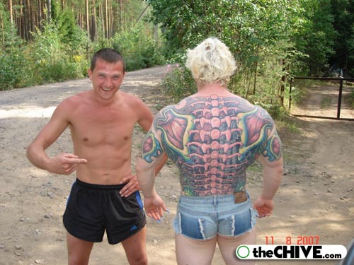 The more of this tattoo you see, the worse it gets...