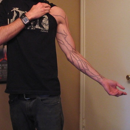 tattoo of veins