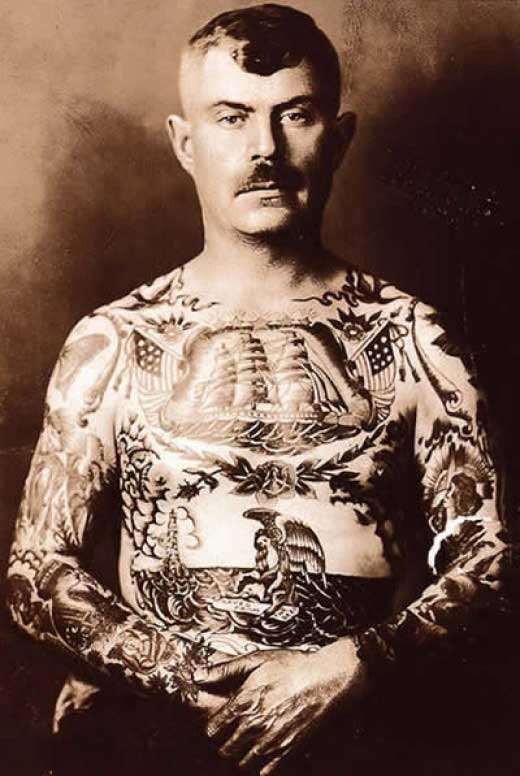 Pretty good vintage tattoos, huh?