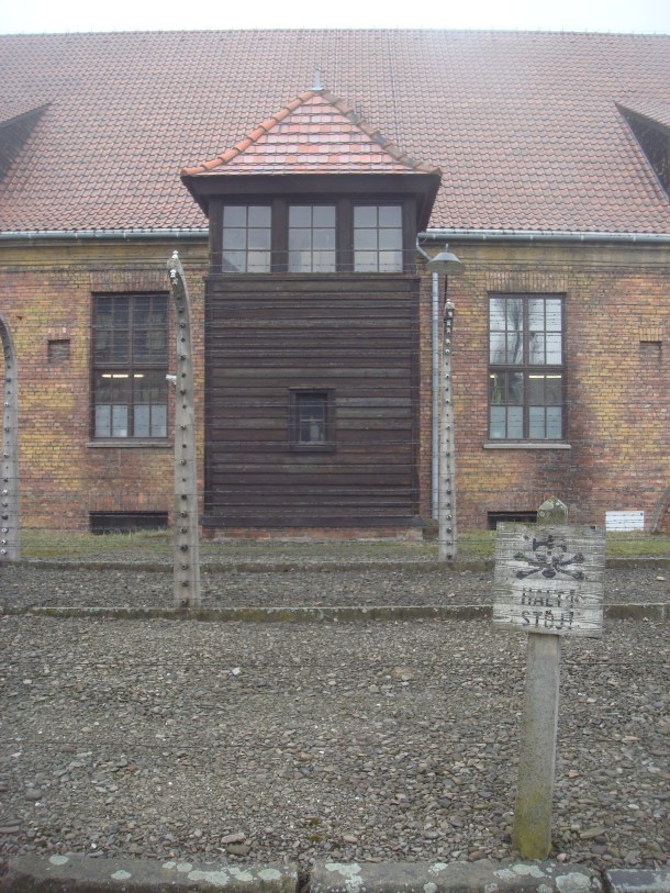Auschwitz guard post