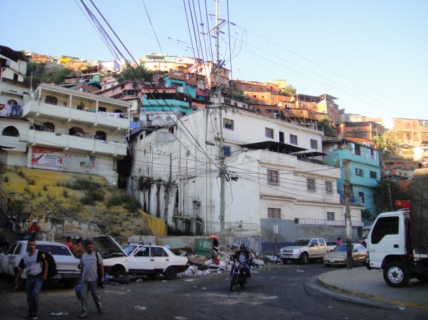 The barrio in Caracas