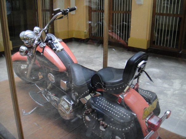 A Harley-Davidson motorcycle from Pablo Escobar
