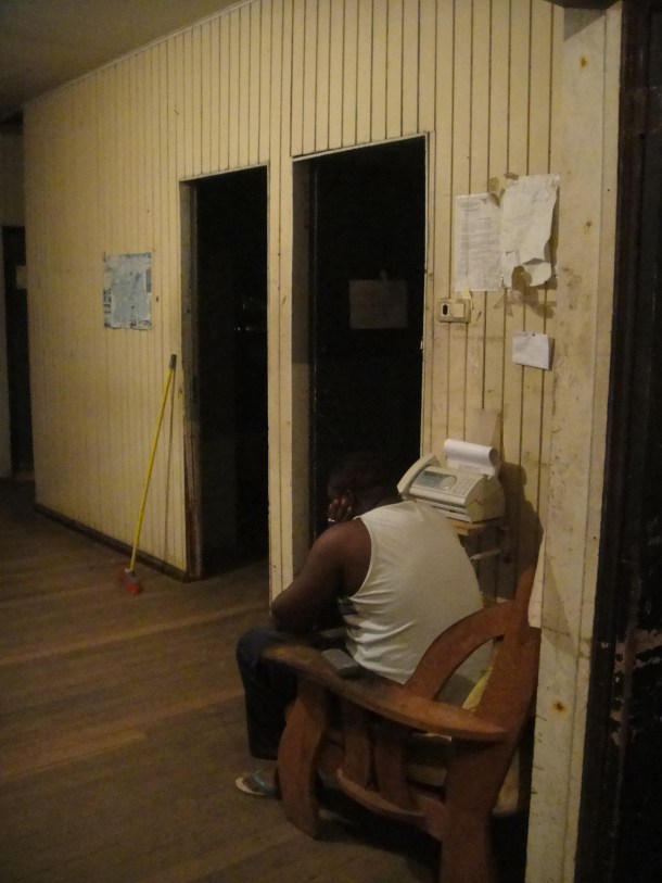 Paying a bribe to get into Suriname