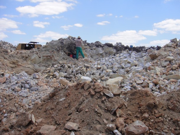 JC's diopside mine in Alagoas, Brazil