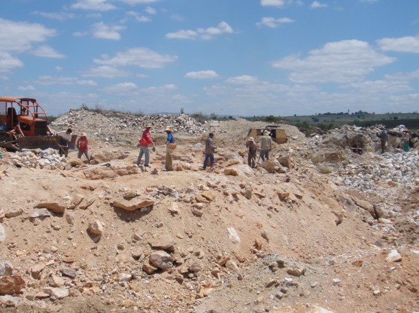 JC's diopside mine in Alagoas, Brazil