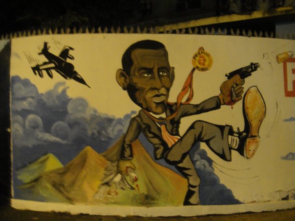 Anti-American graffiti and murals in Venezuela
