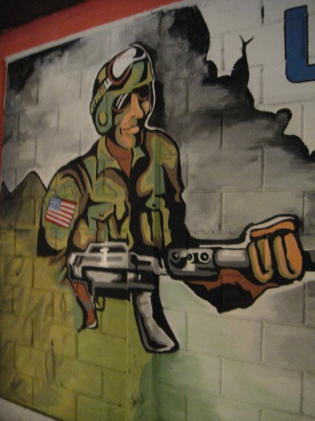 Anti-American graffiti and murals in Venezuela
