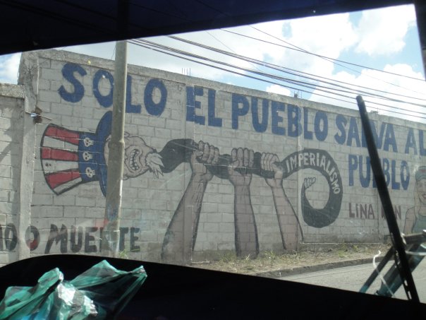 Anti-American graffiti and murals in Venezuela