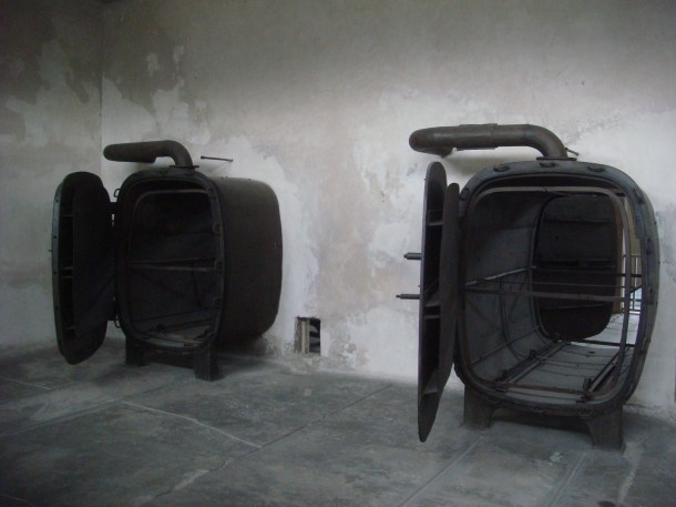 Steam cleaning facility at Birkenau