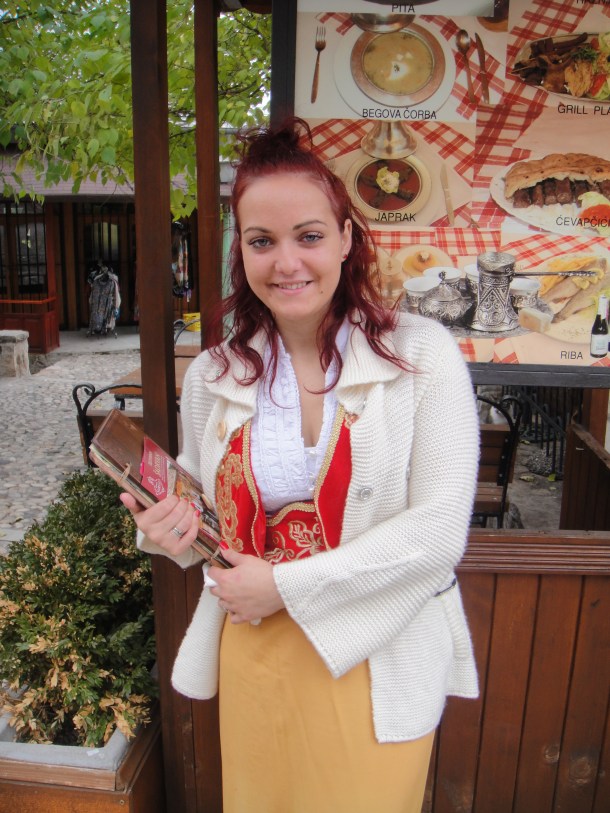 Friendly Bosnian girl in Mostar