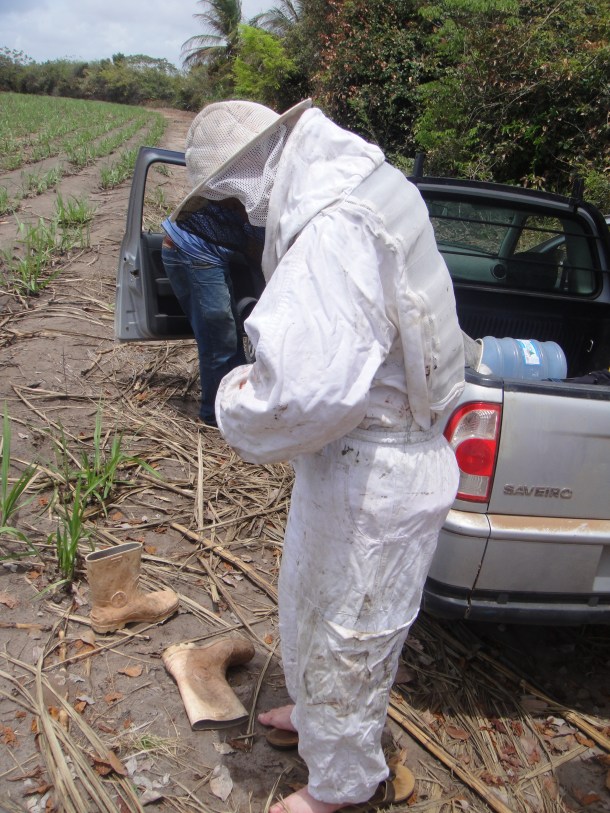 Justin Ames suits up