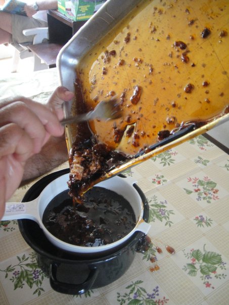 Straining the honey from killer bees