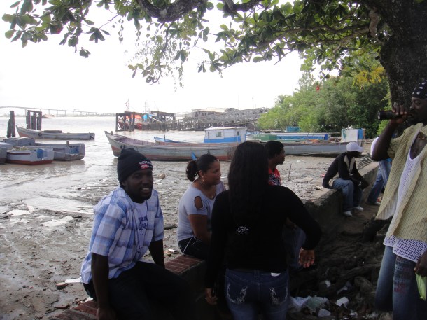 Paramaribo waterfront in Suriname