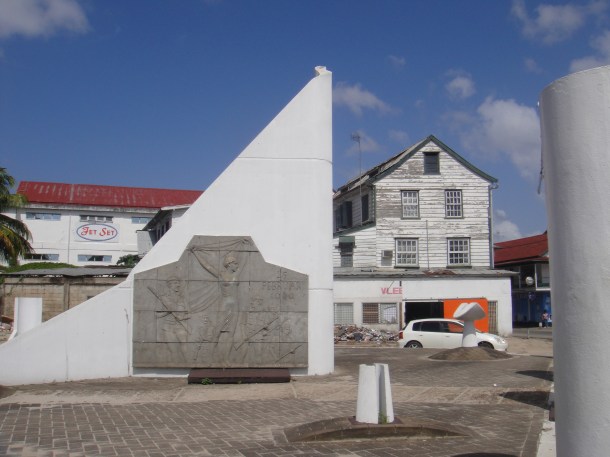 Monument to "liberation" of Paramaribo, Suriname