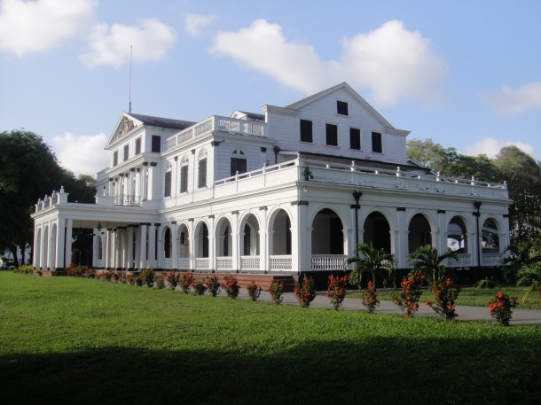 Presidential Palace in Paramaribo, Suriname