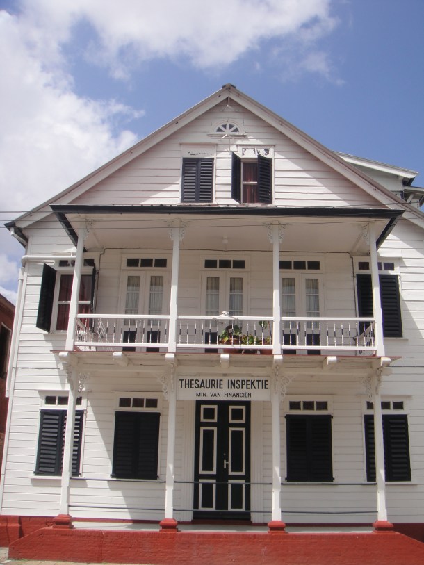 Finance Ministry Building in Paramaribo, Suriname
