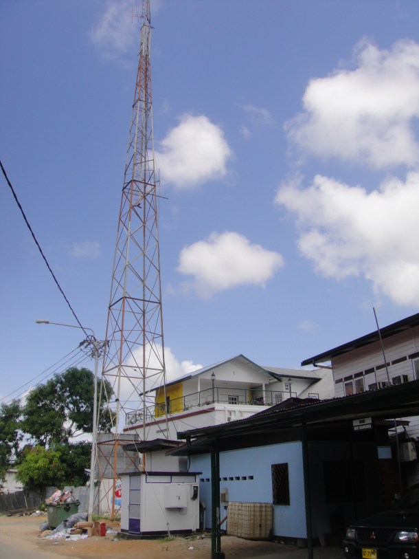 Unsecured Communications site in Paramaribo, Suriname