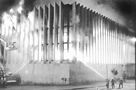 The Bogota Supreme Court burning in the 1985 siege