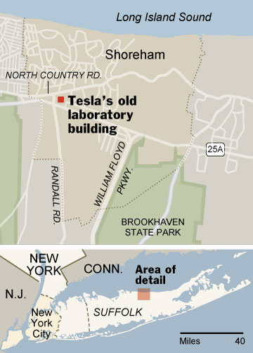 Nikola Tesla and His Wardenclyffe Tower and Laboratory