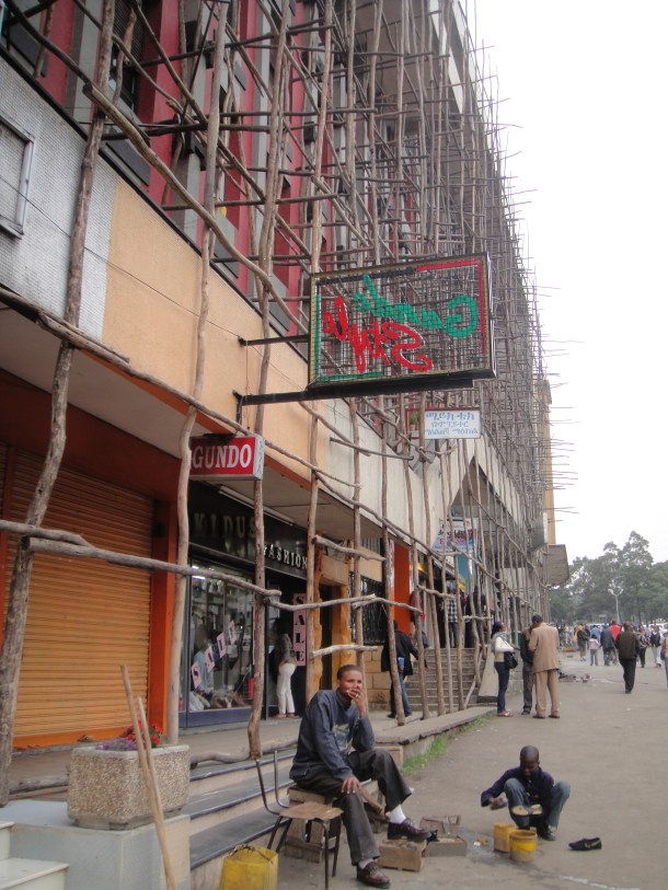 Scaffolding in Addis Ababa