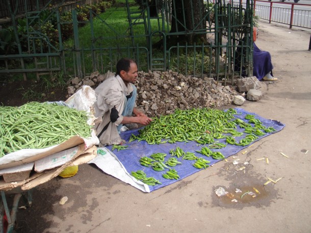 Street vendor in Addis Ababa