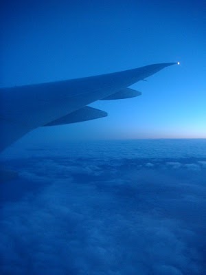 Justin Ames flying into Qatar