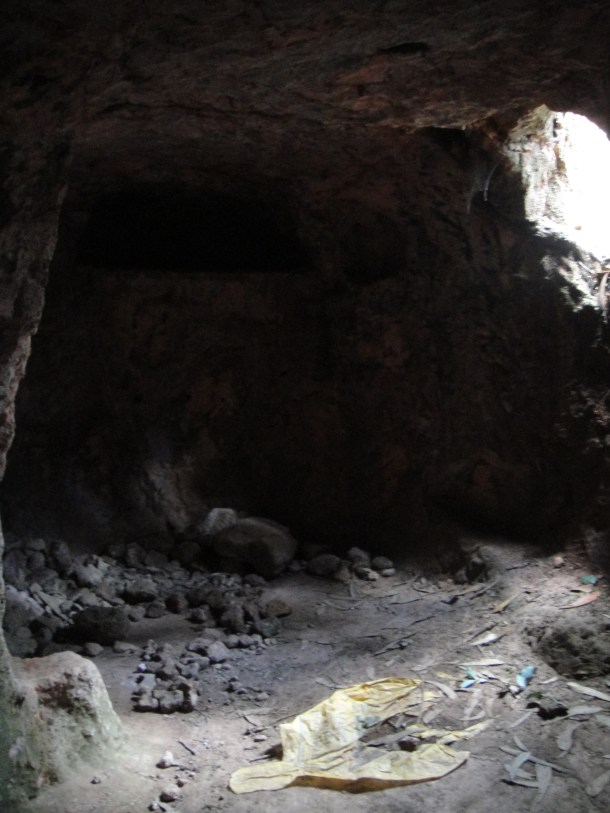 Outlaw's cave in Ethiopia