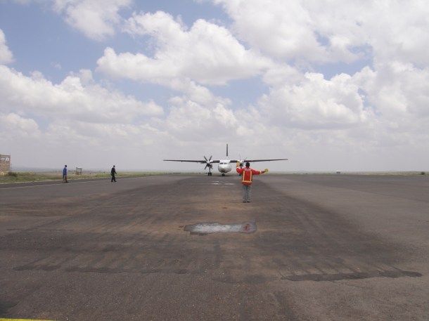 Our plane at Jijiga Airport