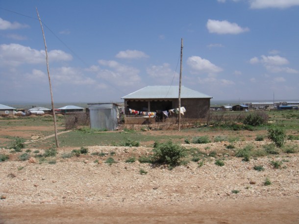 Homes on the outskirts of Jijiga, Ethiopia