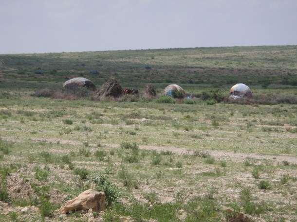 huts outside of jijiga