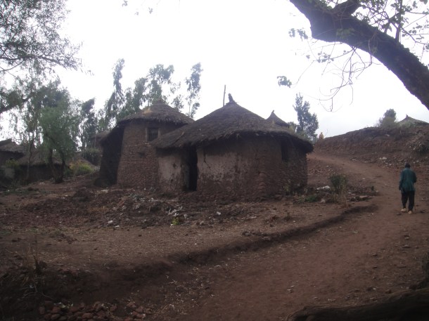 huts in Lalibela