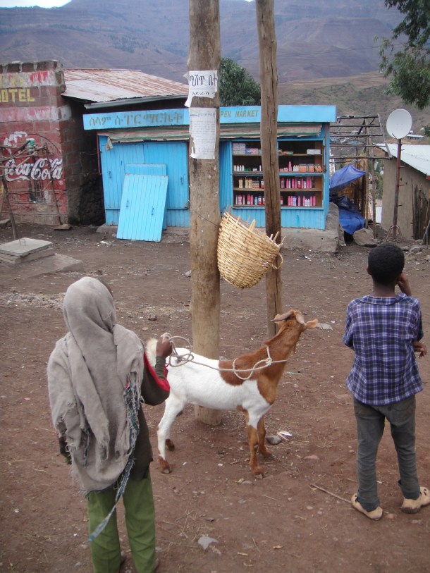 street scene Lalibela