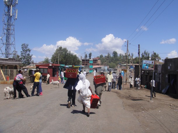 Main street Lalibela