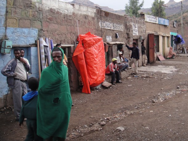 street scene in Lalibela