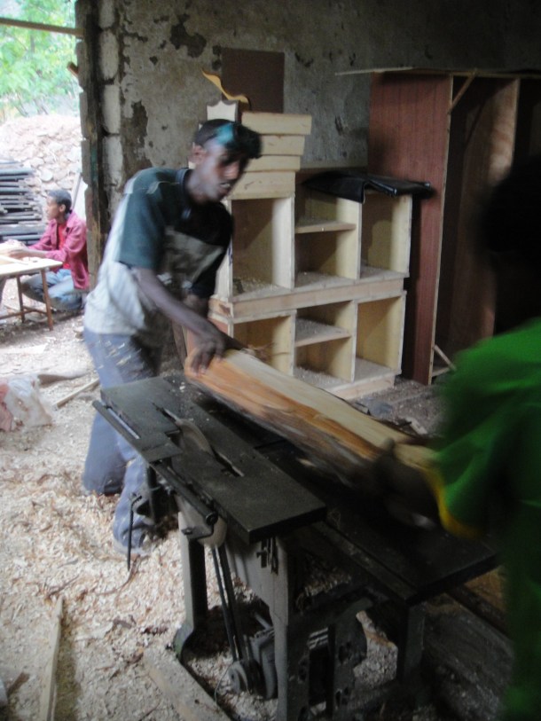woodworking in Lalibela