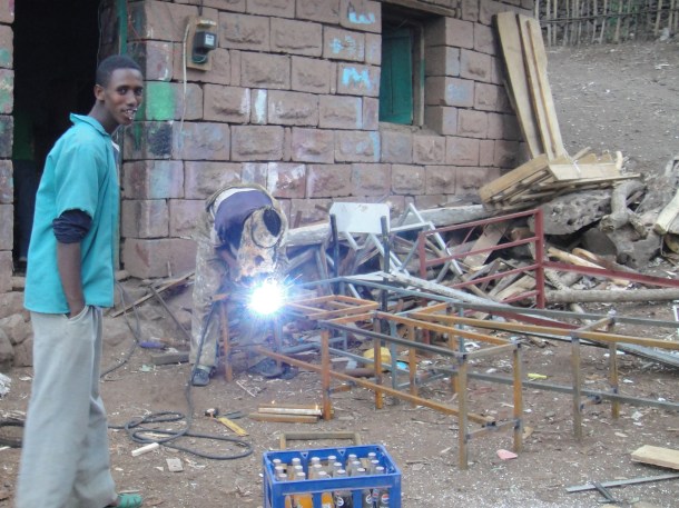 welder in Lalibela