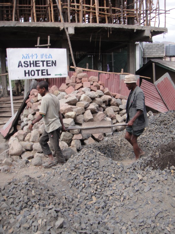 workers in Lalibela