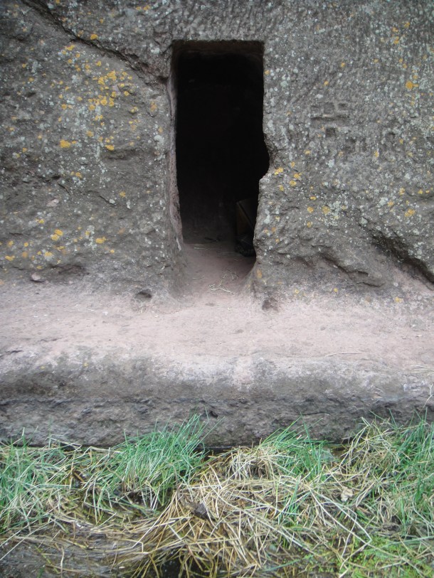 The pool in front is still used for baptisms! Bet Giyorgis