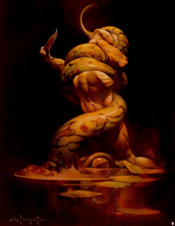 Frank Frazetta Serpent
