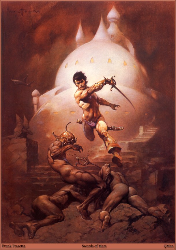 Frank Frazetta Swords of Mars